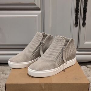 Steve Madden Taupe High-Top Sneakers